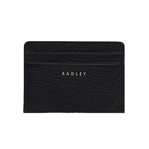 Radley Dukes Place Logo Leather Card Holder / Black
